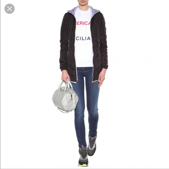 NWT Duvetica Aceso Anorak jacket black currant 40